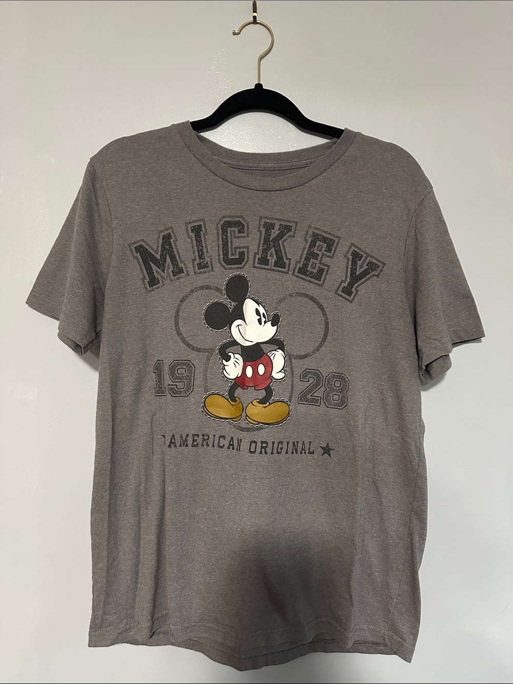 Grey Mickey Mouse T-shirt